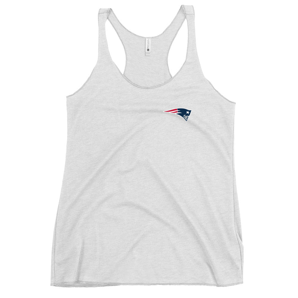 Performance | Thin Racerback Tank Top | Berkmar High School Soccer | Emblem Logo