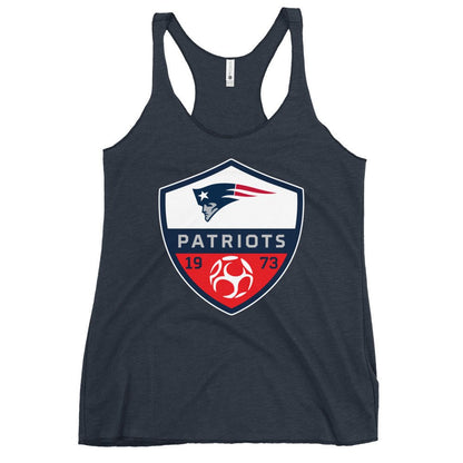 Performance | Thin Racerback Tank Top | Berkmar High School Soccer | Shield Logo