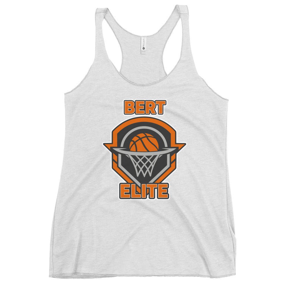Performance | Thin Racerback Tank Top | Bert Elite AAU | Hoop Badge Logo