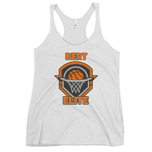 Performance | Thin Racerback Tank Top | Bert Elite AAU | Hoop Badge Logo