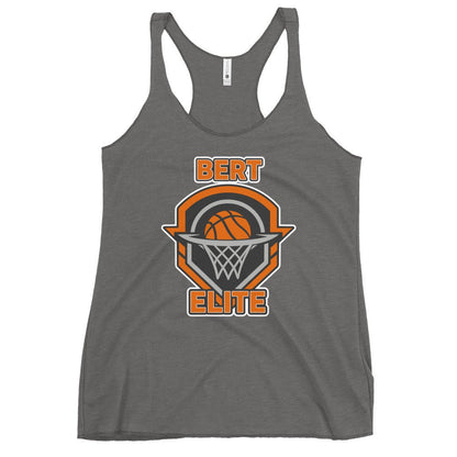 Performance | Thin Racerback Tank Top | Bert Elite AAU | Hoop Badge Logo