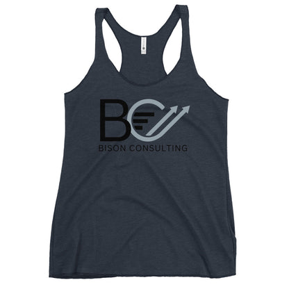 Performance | Thin Racerback Tank Top | Bison Consulting | BC Crest Logo