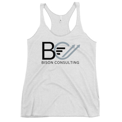 Performance | Thin Racerback Tank Top | Bison Consulting | BC Crest Logo