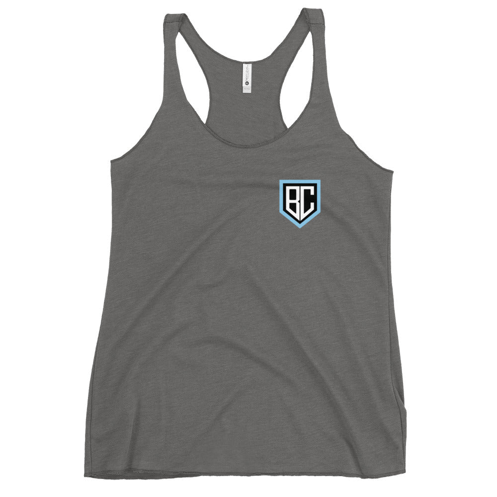 Performance | Thin Racerback Tank Top | Blue Collar Softball 2034 | Emblem Logo