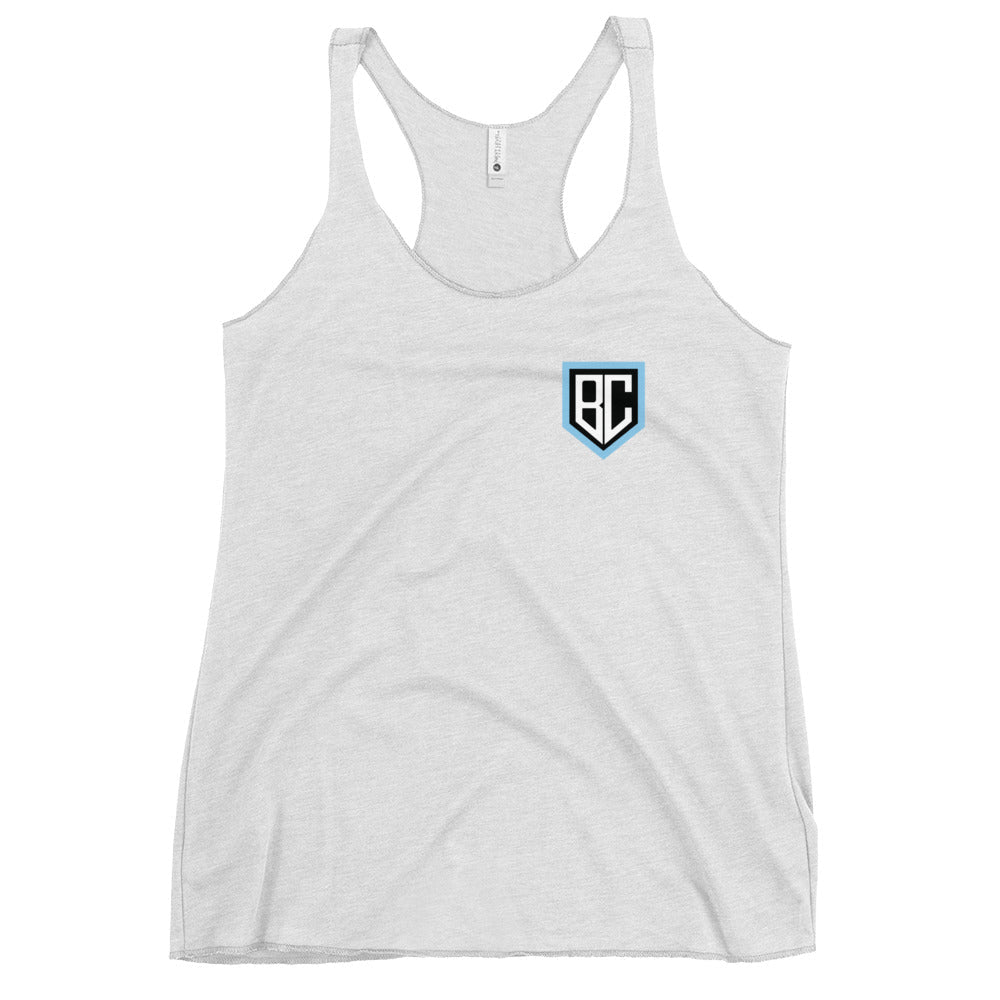 Performance | Thin Racerback Tank Top | Blue Collar Softball 2034 | Emblem Logo