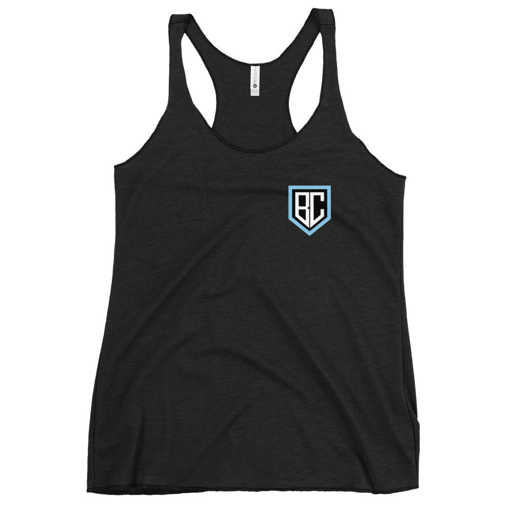 Performance | Thin Racerback Tank Top | Blue Collar Softball 2034 | Emblem Logo