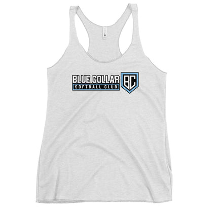Performance | Thin Racerback Tank Top | Blue Collar Softball 2034 | Vanguard Logo