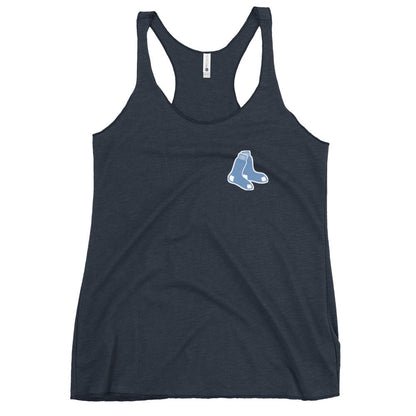 Performance | Thin Racerback Tank Top | Blue Sox | Icon Logo