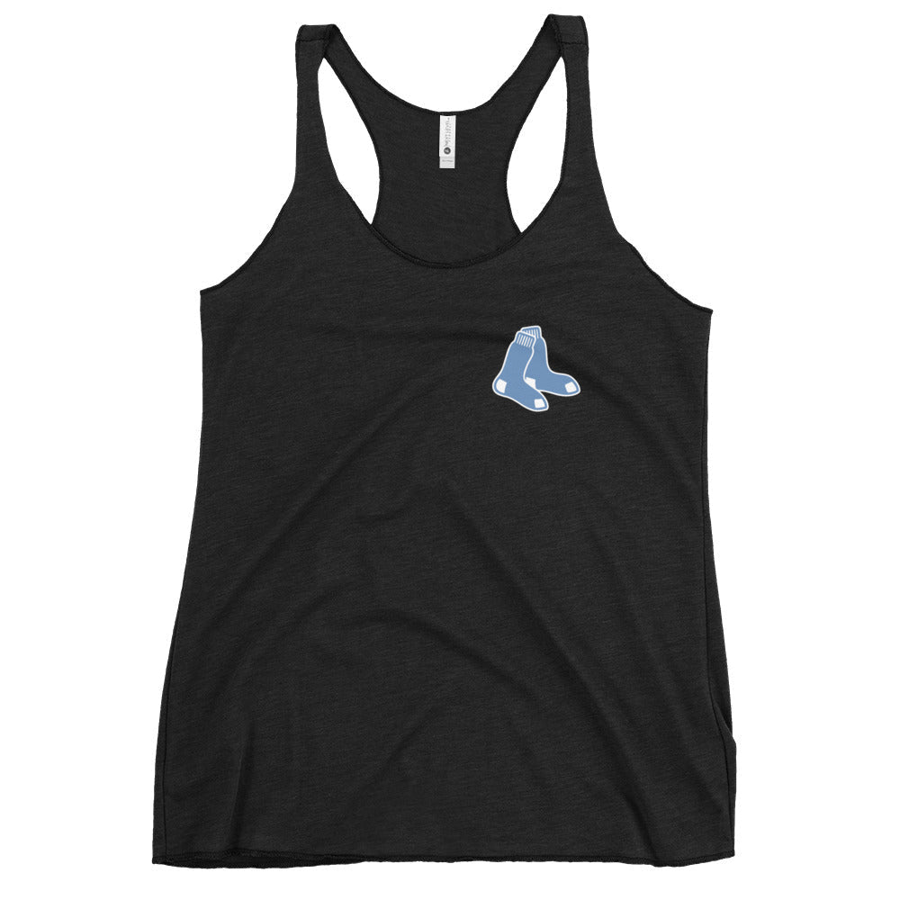 Performance | Thin Racerback Tank Top | Blue Sox | Icon Logo