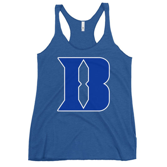 Performance | Thin Racerback Tank Top | Blueblacks Football Club | B-Mark Logo