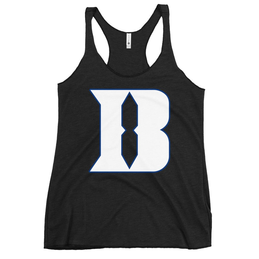Performance | Thin Racerback Tank Top | Blueblacks Football Club | Crest Logo