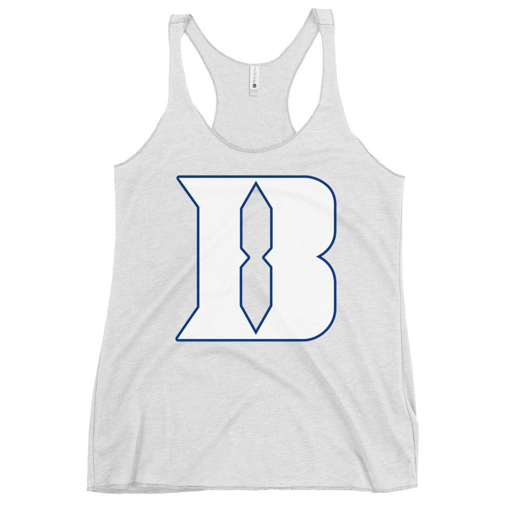 Performance | Thin Racerback Tank Top | Blueblacks Football Club | Crest Logo