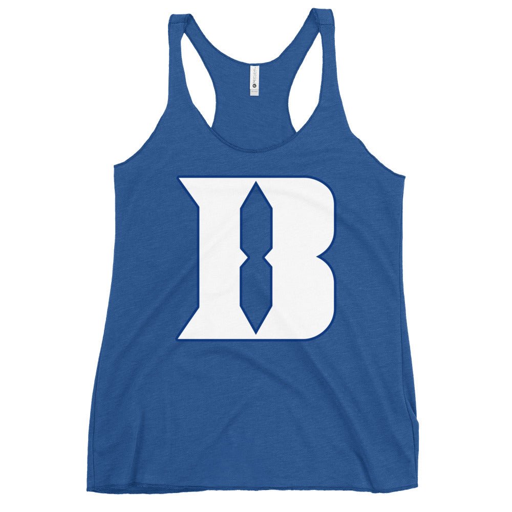 Performance | Thin Racerback Tank Top | Blueblacks Football Club | Crest Logo