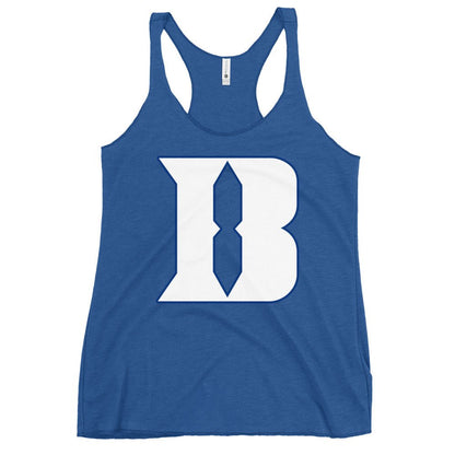 Performance | Thin Racerback Tank Top | Blueblacks Football Club | Crest Logo