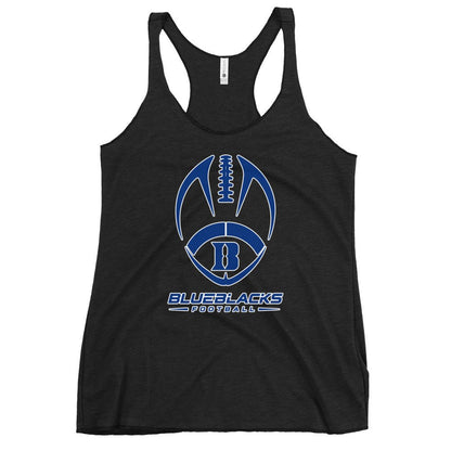 Performance | Thin Racerback Tank Top | Blueblacks Football Club | Emblem Logo
