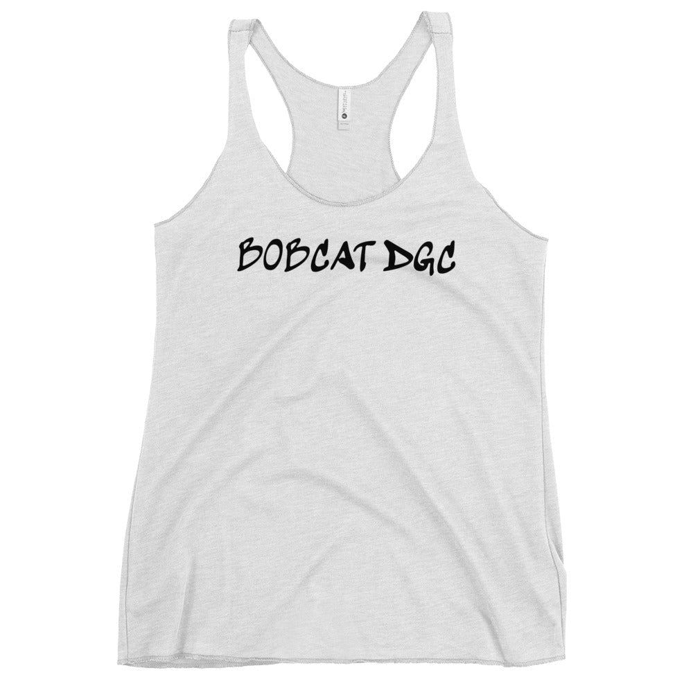 Performance | Thin Racerback Tank Top | Bobcat DGC | Modern Script Logo