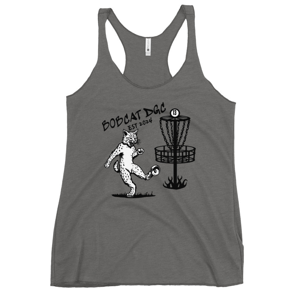 Performance | Thin Racerback Tank Top | Bobcat DGC | Predator Disc Golf Logo