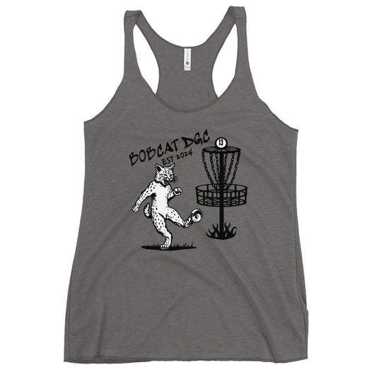 Performance | Thin Racerback Tank Top | Bobcat DGC | Predator Disc Golf Logo