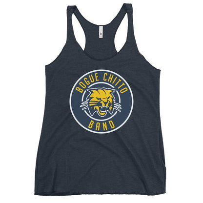 Performance | Thin Racerback Tank Top | Bogue Chitto Band | Badge Logo
