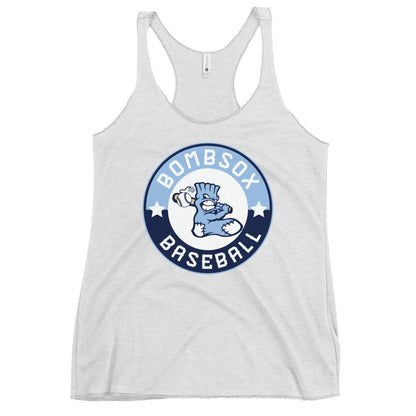 Performance | Thin Racerback Tank Top | BombSox Baseball | Badge Logo