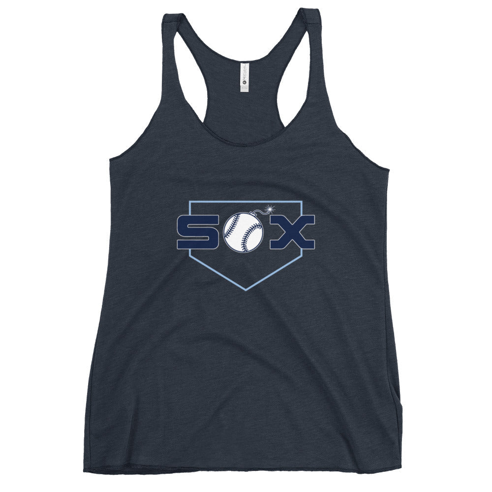 Performance | Thin Racerback Tank Top | BombSox Baseball | Crest Logo