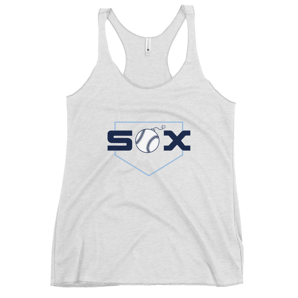 Performance | Thin Racerback Tank Top | BombSox Baseball | Crest Logo
