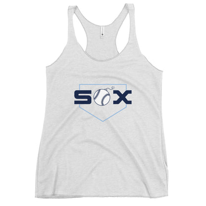 Performance | Thin Racerback Tank Top | BombSox Baseball | Crest Logo