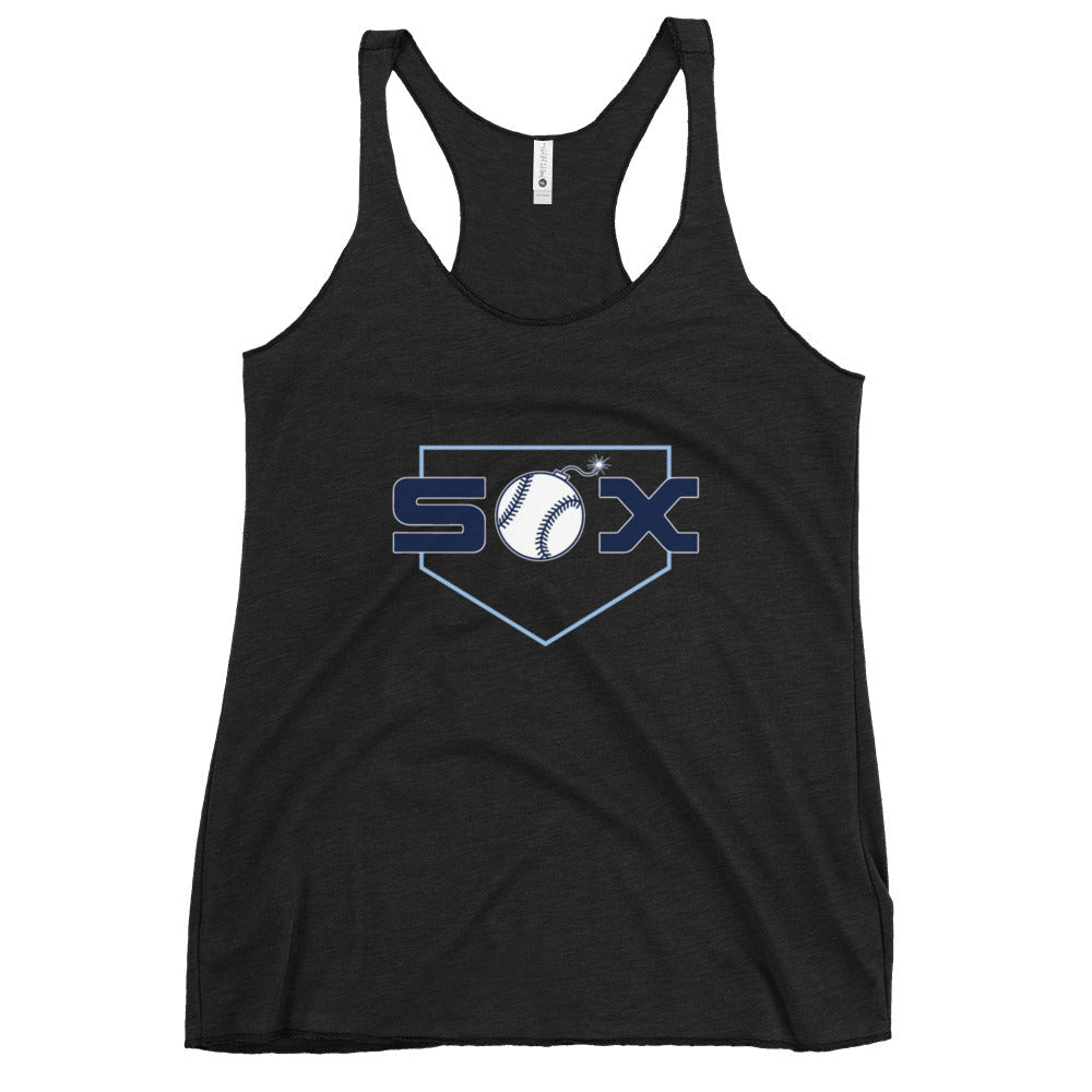 Performance | Thin Racerback Tank Top | BombSox Baseball | Crest Logo