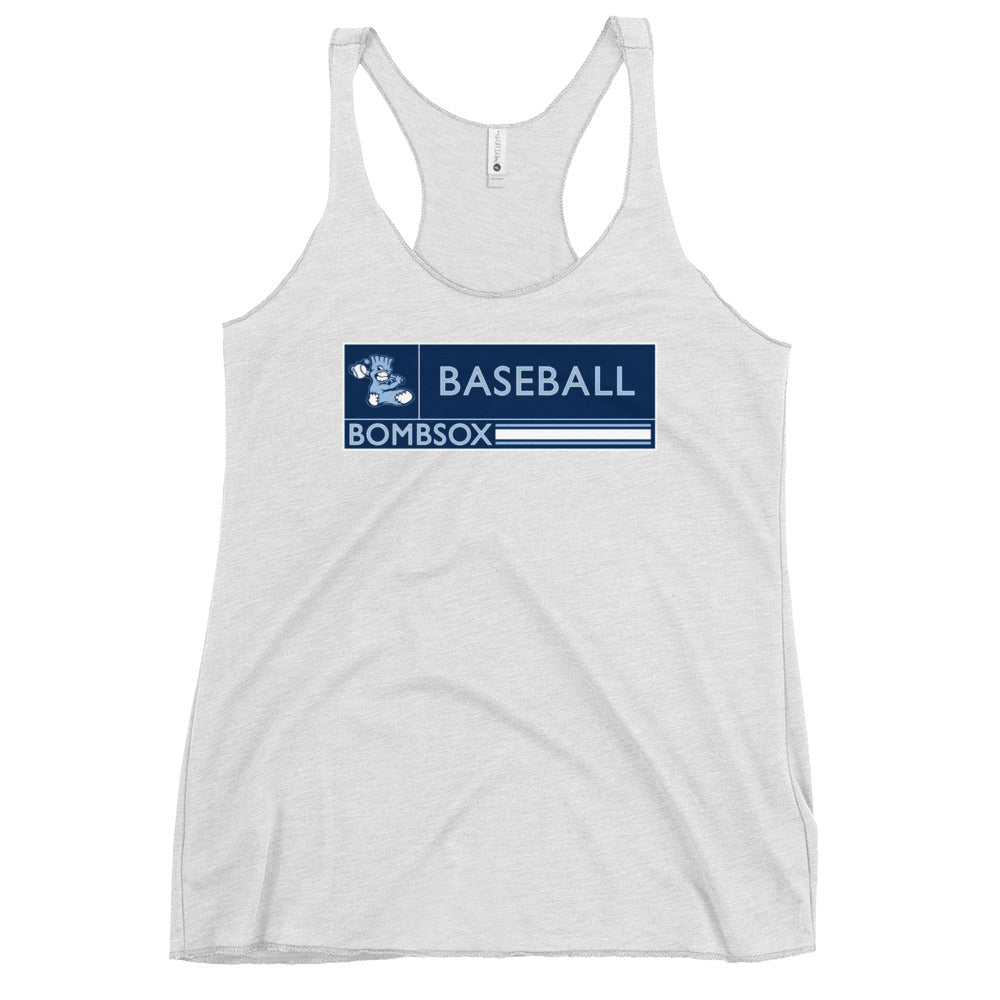 Performance | Thin Racerback Tank Top | BombSox Baseball | Mark Logo
