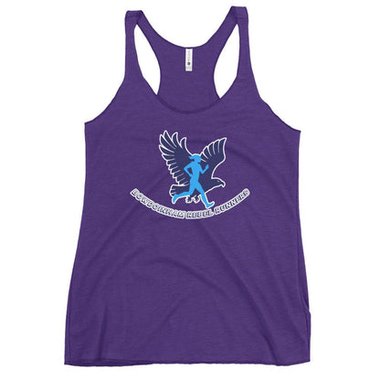 Performance | Thin Racerback Tank Top | Bowdoinham Rebel Runners | Emblem Logo