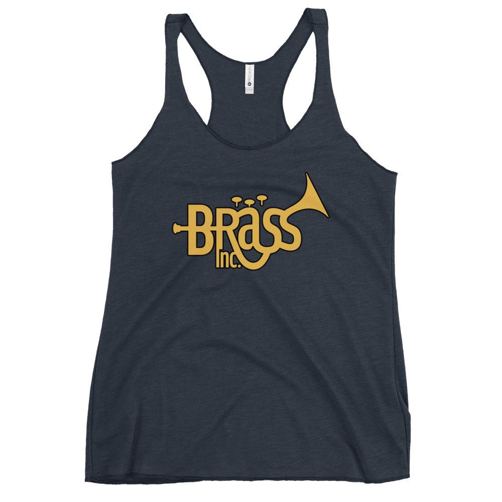 Performance | Thin Racerback Tank Top | Brass Inc. | Emblem Logo