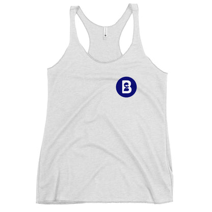 Performance | Thin Racerback Tank Top | Brave Like Ben | Badge Logo