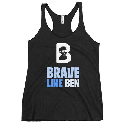 Performance | Thin Racerback Tank Top | Brave Like Ben | Braveheart Logo