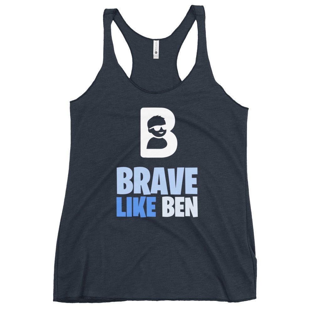 Performance | Thin Racerback Tank Top | Brave Like Ben | Braveheart Logo