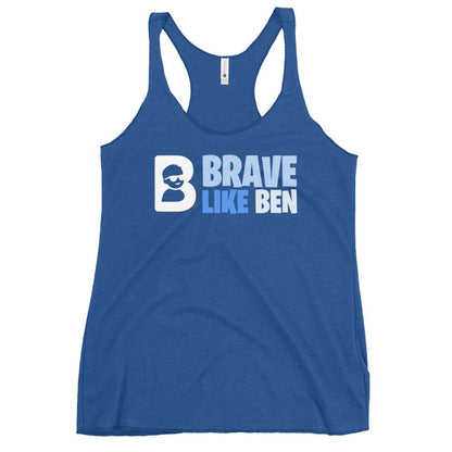 Performance | Thin Racerback Tank Top | Brave Like Ben | Valor Logo