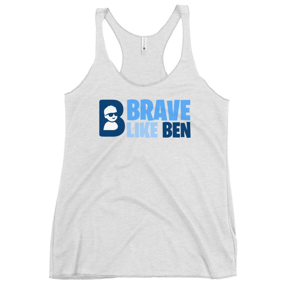 Performance | Thin Racerback Tank Top | Brave Like Ben | Vanguard Logo