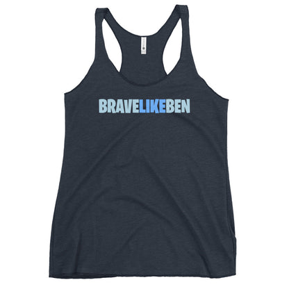 Performance | Thin Racerback Tank Top | Brave Like Ben | Wordmark Logo