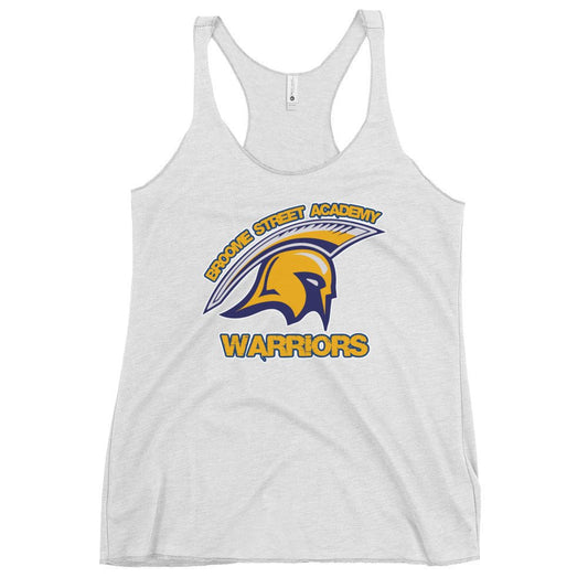 Performance | Thin Racerback Tank Top | Broome Street Academy | Helmet Logo