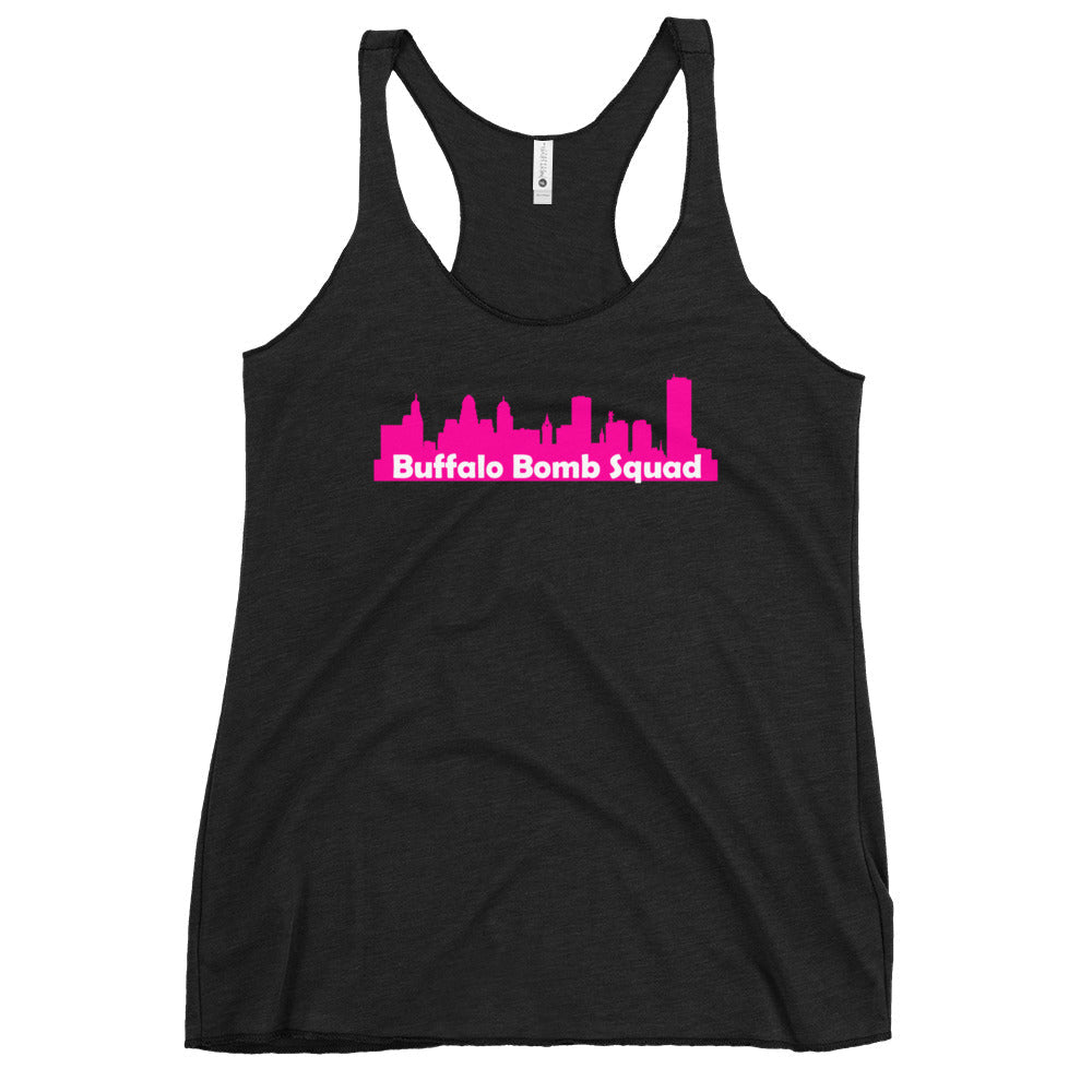 Performance | Thin Racerback Tank Top | Buffalo Bomb Squad 16u | Skyline Logo