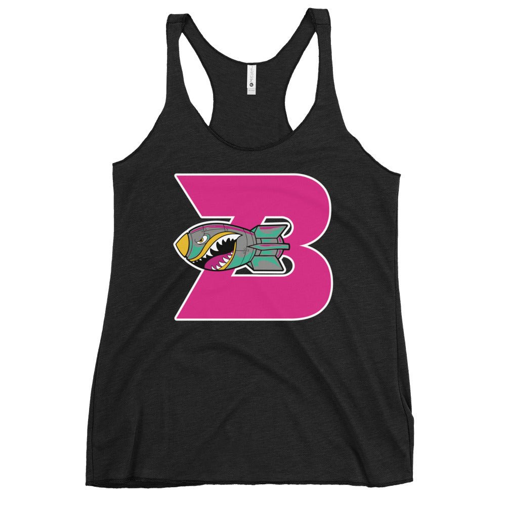 Performance | Thin Racerback Tank Top | Buffalo Bomb Squad | Pink B