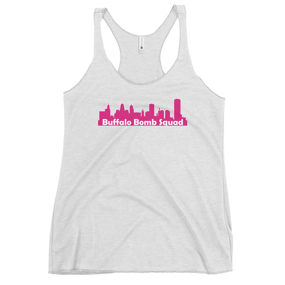 Performance | Thin Racerback Tank Top | Buffalo Bomb Squad | Skyline Logo