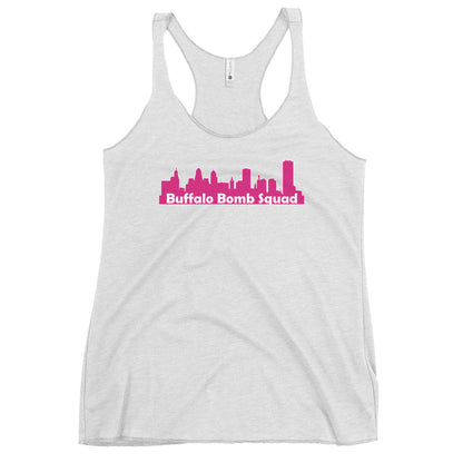 Performance | Thin Racerback Tank Top | Buffalo Bomb Squad | Skyline Logo