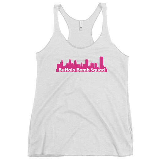 Performance | Thin Racerback Tank Top | Buffalo Bomb Squad | Skyline Logo