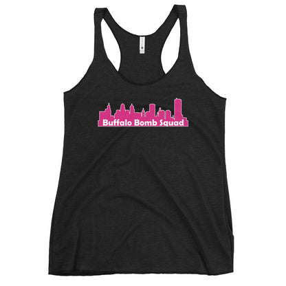 Performance | Thin Racerback Tank Top | Buffalo Bomb Squad | Skyline Logo