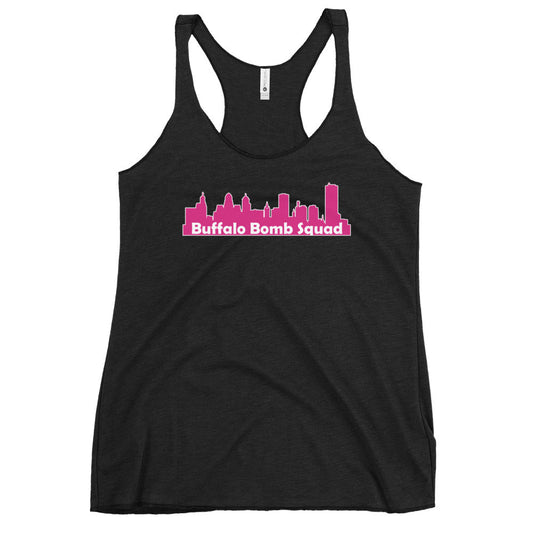 Performance | Thin Racerback Tank Top | Buffalo Bomb Squad | Skyline Logo