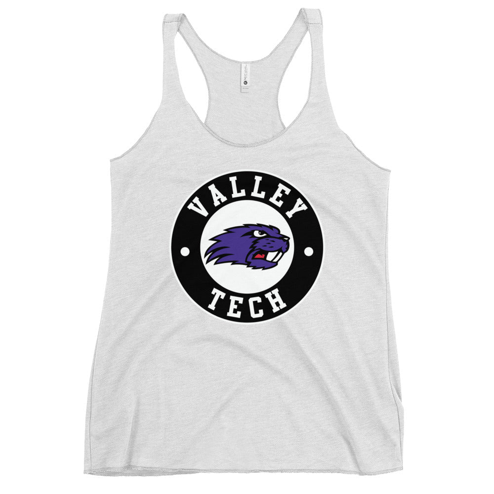 Performance | Thin Racerback Tank Top | BVT beavers | Badge Logo