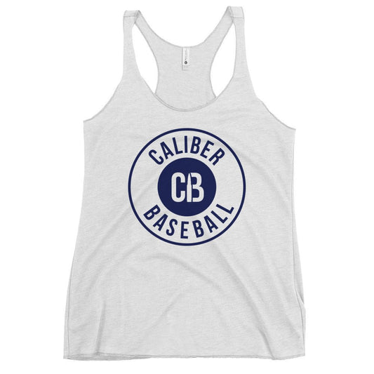 Performance | Thin Racerback Tank Top | Caliber Baseball | Badge Logo