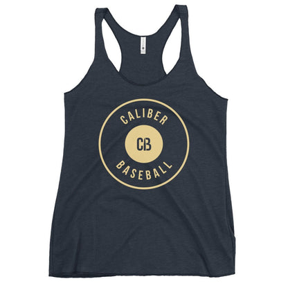 Performance | Thin Racerback Tank Top | Caliber Baseball | Crest Logo