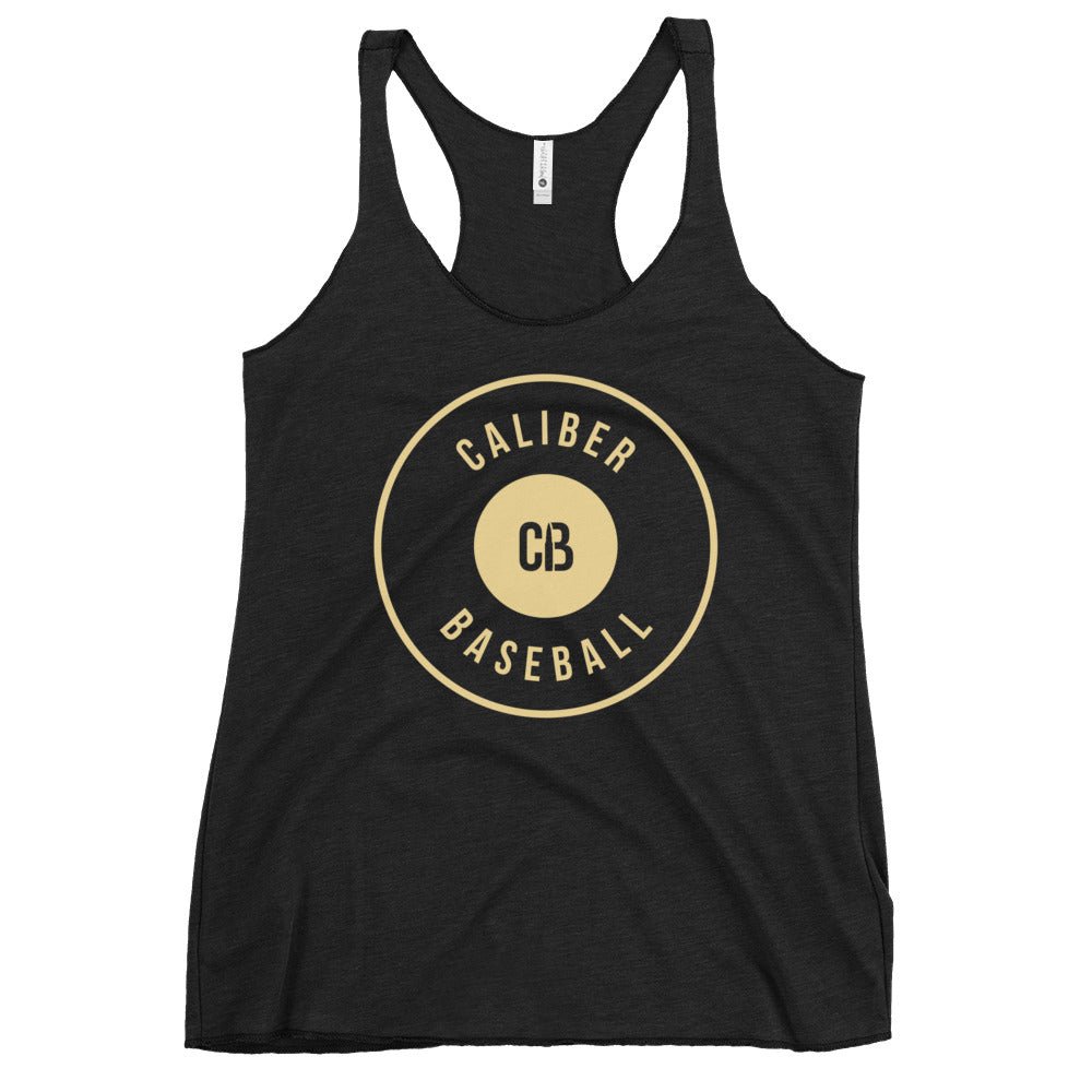 Performance | Thin Racerback Tank Top | Caliber Baseball | Crest Logo