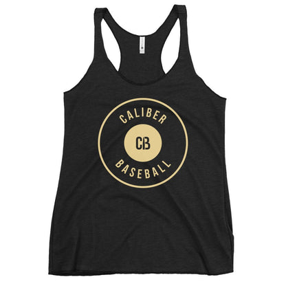 Performance | Thin Racerback Tank Top | Caliber Baseball | Crest Logo
